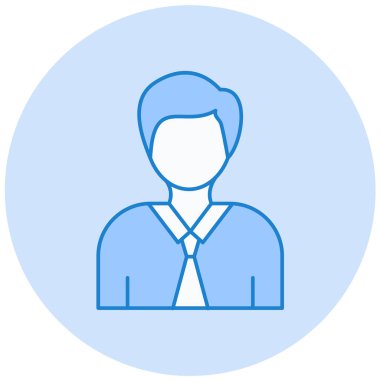 avatar. Web simgesi basit illüstrasyon