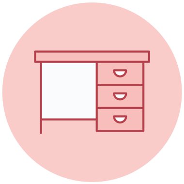 mobilya düz vektör simgesi