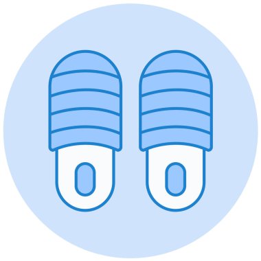 Terlik simge vektör çizim