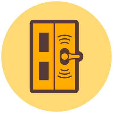 Kablosuz. Web simgesi basit illüstrasyon