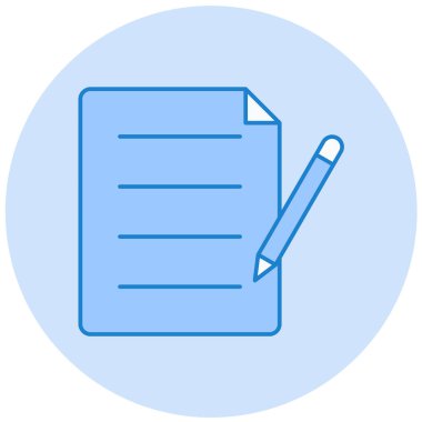 Belge. Web simgesi basit illüstrasyon