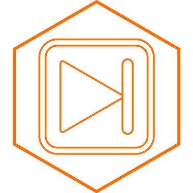 Simgeyi atla, vektör illüstrasyonu