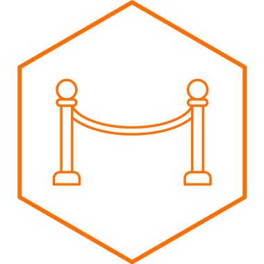 bariyer simgesi vektör illüstrasyonu