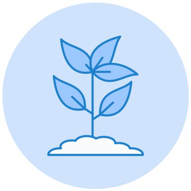 bitki simgesi vektör illüstrasyonu