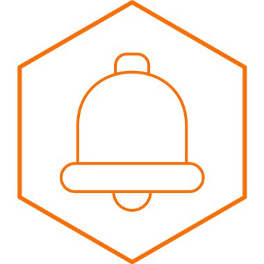 Bildirim simgesinin vektör illüstrasyonu