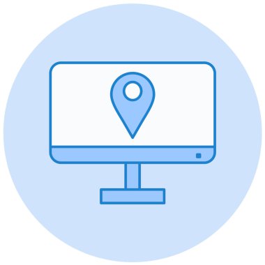 GPS konumu. Basit resimleme