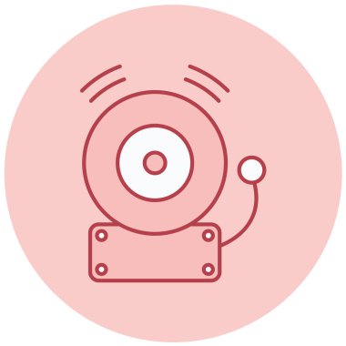 CD mi? Web simgesi basit illüstrasyon