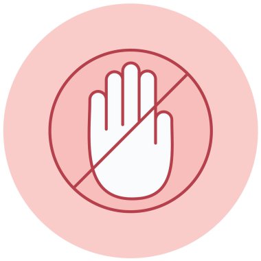 el simgesi vektör illüstrasyonu