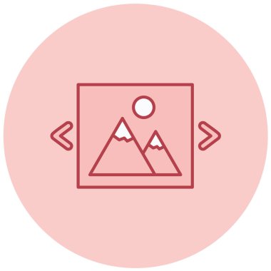 Web ve mobil uygulamalar için fotoğraf simgesi.