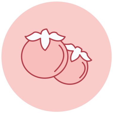 böğürtlen, web simgesi vektör illüstrasyonu