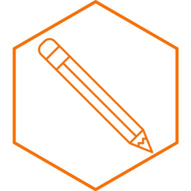 kalem simgesi vektör illüstrasyonu