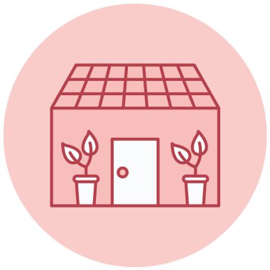 Sera. Web simgesi basit illüstrasyon