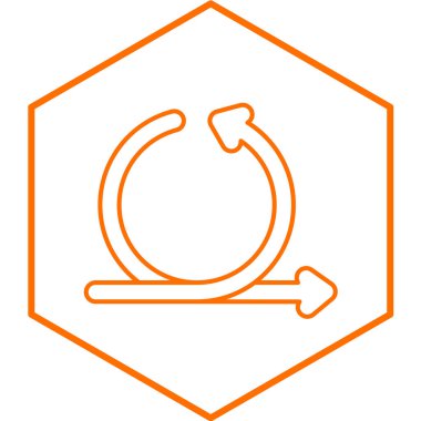 Çevik basit simge, vektör illüstrasyonu