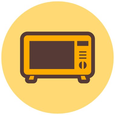 Mikrodalga fırın. Basit resimleme