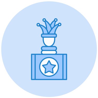 Kupa. Web simgesi basit illüstrasyon