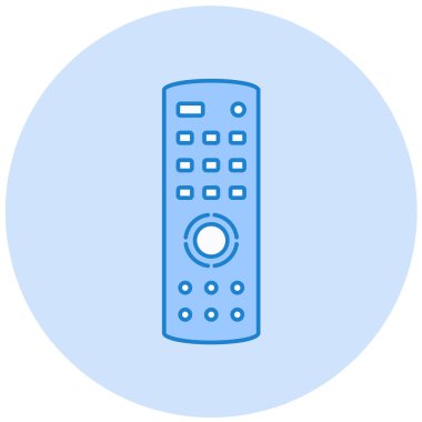 Uzaktan Denetim simgesi, vektör illüstrasyonu