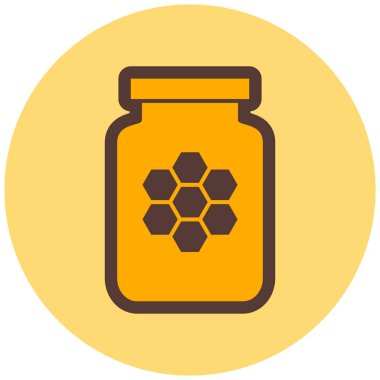 Bal kavanozu Basit resimleme