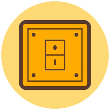 Dolap. Web simgesi basit illüstrasyon