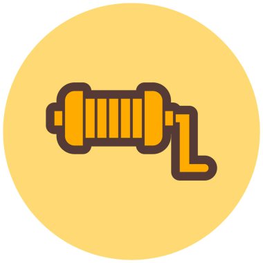 Su borusu simgesinin vektör illüstrasyonu