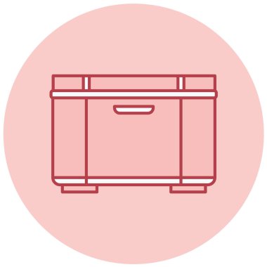 Masa. Web simgesi basit illüstrasyon