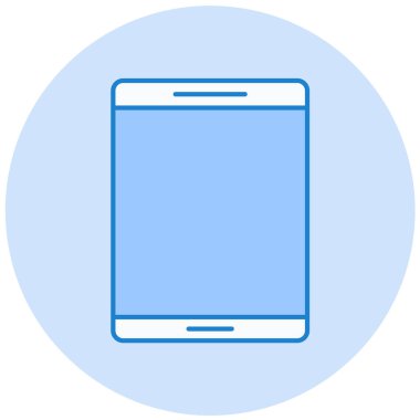 cep telefonu simgesi. Web tasarımı için akıllı telefon vektör simgelerinin basit çizimi