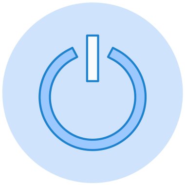 Güç. Web simgesi basit illüstrasyon