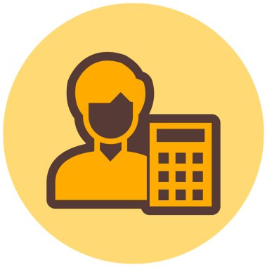 kullanıcı. Web simgesi basit illüstrasyon