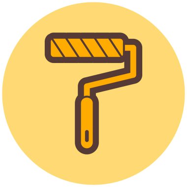 Boya fırçası. Basit resimleme