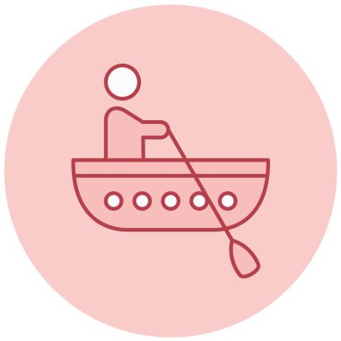 Tekne. Web simgesi basit illüstrasyon