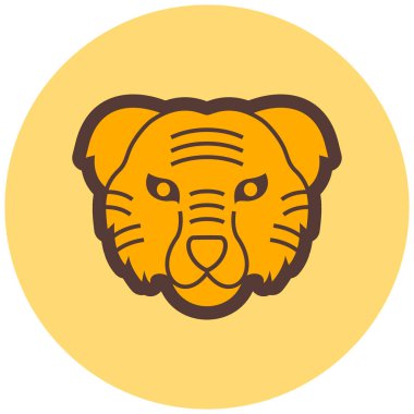 Aslan Surat. Basit tasarım