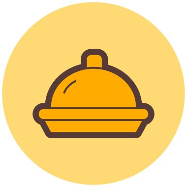 yiyecek ve dağıtım hattı vektör simgesi