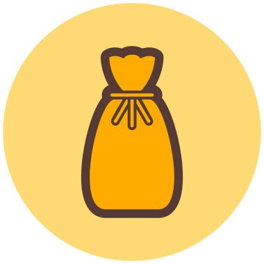 Çanta. Web simgesi basit illüstrasyon