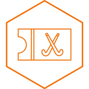 İzole edilmiş kırmızı madalyalı bir sanat simgesi çizimi