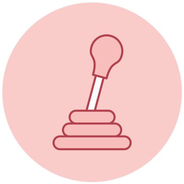 Oyun kolu. Web simgesi basit illüstrasyon