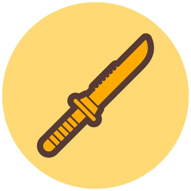 bıçak simgesi vektör illüstrasyonu