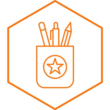 kalem simgesi vektör illüstrasyonu