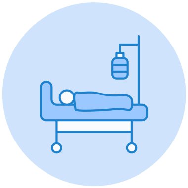 Hastane. Web simgesi basit illüstrasyon