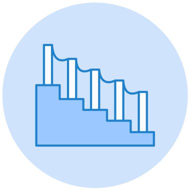 Bir iş simgesinin vektör illüstrasyonu