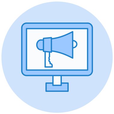 İletişim. Web simgesi basit illüstrasyon