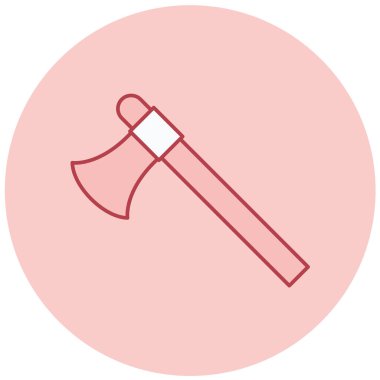 Axe vektör simgesi modern basit tasarım