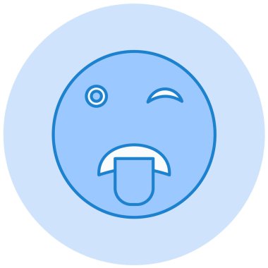 yüz simgesi, vektör illüstrasyonu