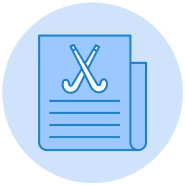 Belge. Web simgesi basit illüstrasyon