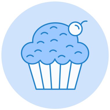 Tatlım. Web simgesi basit illüstrasyon