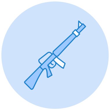 Silah. Web simgesi basit illüstrasyon