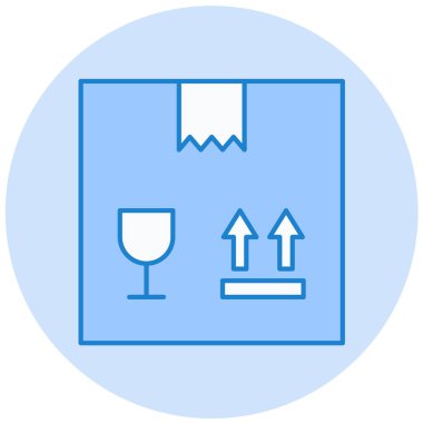 Kutu. Web simgesi basit tasarım