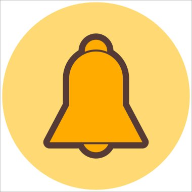 Zil. Web simgesi basit tasarım