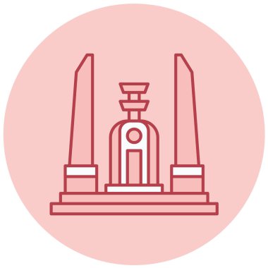 Modern yapı simgesinin vektör illüstrasyonu