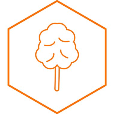 Cotton Candy simgesinin vektör illüstrasyonu