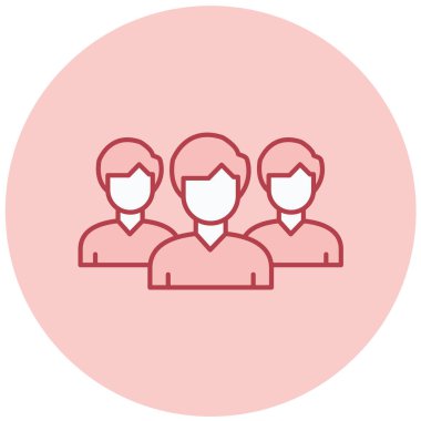 İş insanları vektör simgesi modern basit tasarım