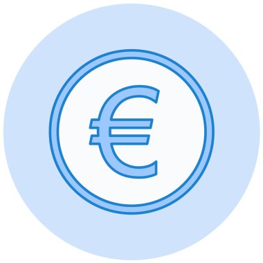 Avro işareti simgesi, vektör illüstrasyonu